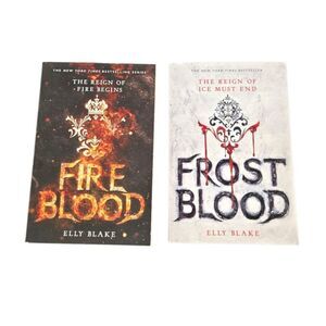 Fire Blood & Frost Blood by Elly Blake Paperback Fantasy YA Duology Lot